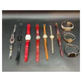 Very nice grouping of designer watches….. makers include Fossil, Anne Klein, Nine West, DKNY, Aigner, SEIKO, Chico’s