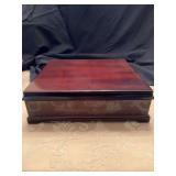 Beautiful Bombay Company mahogany Signature Edition Tea Chest…..12-1/2 x 11-1/2 x 3-3/4 tall
