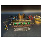 Great selection of various styles of bracelets by Chico’s, Monet and others