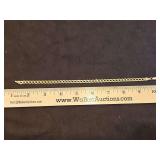 Ladies 10K(417) gold chain bracelet 6.7 total grams...