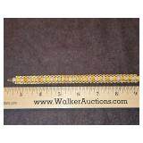 Ladies 14K gold & diamond bracelet 36.2 total grams DIAMONDS TESTED POSITIVE USING DIAMOND SELECTOR II TESTER...