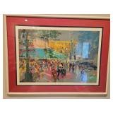 Large Beautiful Framed 51x38.5" Original Serigraph Silk Screen Print of "" by LeRoy Neiman Signed & Numbered / w/COA & Appraised Value...