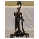 Erté Limited Edition Bronze "Directoire" Signature Stamped & Numbered 12/350 w/COA & Certificate of Value...