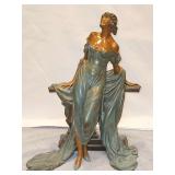 Louis Icart Limited Edition 15.5" Tall Bronze "Werther"; Signature Stamped & Numbered 60/350 w/COA & Appraised Value...