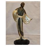 Erté Limited Edition Bronze "Belle de Nuit" Signature Stamped & Numbered 195/375 w/Certificate of Value...