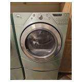 Duet® Steam 7.5 cu. ft. Dryer Model: WED9600TA1 w/15" Pedestal/Drawer Stand...