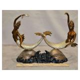 Erté Limited Edition Bronze "Sirens" Signature Stamped & Numbered 198/375 w/COA & Certificate of Value...