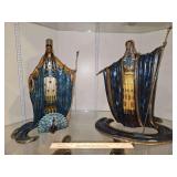 3-Piece Erté Treasures in Bronze Limited Edition "Hera & Zeus" Signature Stamped & Numbered 100/500 w/COA...