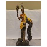 Erté Limited Edition 22.5" Tall Bronze "Bamboo" Signature Stamped & Numbered 310/375 NO PAPERWORK...