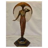 Erté Limited Edition Bronze "La Soliel" Signature Stamped & Numbered 211/300 w/COA & Certificate of Value...