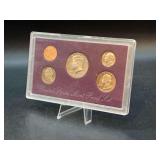 1992 United States Proof Set in original box with spec sheet and COA