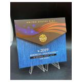 US MINT 2019 American Innovation $1 Reverse Proof Coin (New Jersey) - in original packaging with COA
