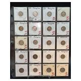 3-Ring binder of (9) sleeves containing Mercury Dimes…..please see all pics…..there are a few sleeves that are not complete full