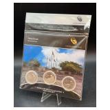 2019 3-Quarter Set American Memorial Park Uncirculated and Proof Silver US Mint “America The Beautiful” coins…..info on COA indicates 5.670 grams