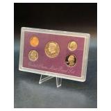 1990 United States Proof Set in original box with spec sheet and COA