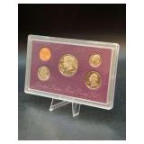 1991 United States Proof Set in original box with spec sheet and COA