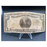 Grouping of Japanese Government-Issued Peso and Yen (please see all pics)