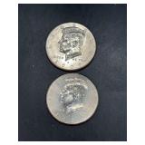 (2) 2009 Kennedy Half Dollars…..1 is mint mark D and 1 is mint mark P