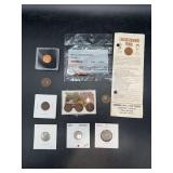 Assorted Pennies, nickels and other…..please see all pics