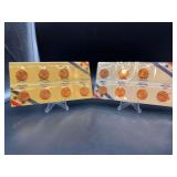 (2) Sets of 1982 P & D Lincoln Cents - Copper And Zinc