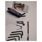 HEX KEY WRENCH SET, modified 6MM BOBBER SEAT, ALLEN WRENCHES, TELESCOPING MAGNET.