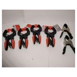 Clamps, 4 Bessey ratcheting, 2 Spring all 2".