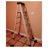 6 ft. Folding Ladder, used