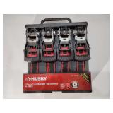 4-Pack Ratchet Tie-Downs,c Husky Brand,  12