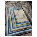New Oriental Weavers Rug, just unwrapped . "Caspain" blue, green, brown, indoor/outdoor, 7