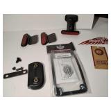 2019 Indian Scout Bobber Light Up License Plate Frame, various reflectors