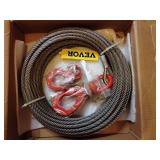 Vevor Galvanized Steel Winch Cable. New in box.