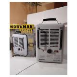 Utility Heater WORKMAN by Holmes 1500 watt, light used, untested, includes original box.