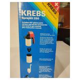 KREBS Spraykit 250, includes 25T airless paint sprayer. Lightly used