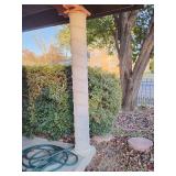 6 Columns, Spanish Swirl Style, Fiberglass, lengths range from 6