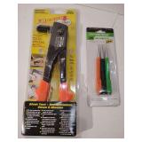 Arrow Rivet Tool, 3 pc. Pittsburgh Nail Punch Set