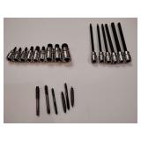 Pittsburgh LONG REACH HEX BIT SOCKET SET, SHORT HEX BIT SET, AND VARIOUS TAPS