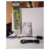 Propane Torch with push button igniter, for use with 20 lb. Liquid propane tank, new in box, never used