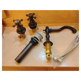 Bathroom Basin Sink Faucet, widespread, oil rubbed bronze. New in box.