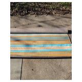 New Rizzy Home Rug, just unwrapped, Southwest, loomed, Glandale Collection Turquoise and gold. 6