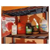 Assortment 50 pack HFT Shop Towels, opened, almost full pack, 13" x 14" Mechanic