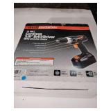 Cordless 3/8" Drill/Driver 18 volt with keyless chuck, Drill Master. New in box never used. Untested.