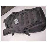 Backpack black, Velcro American Flag. Like new