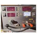 853D Soldering/Hot Air Gun 3 n 1 Rework Station built in DC power supply Yhiua or Zeny in case with various supplies, heat shrink tubing, Bntechgo Silicone Wire