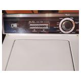 Whirlpool Heavy Duty Super Capacity Clean Touch 8 cycle, 2 speed washer. Used, older,works, just ran a load, can lift lid while filling. Some chipping and rusting on bottom side of lid. Some plastic c