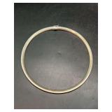 Omega Style Silver Tone choker…..6-1/2” diameter