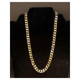 18” gold-tone link chain necklace