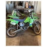 Lot of four Kawasaki motorcycles, parts only