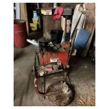 Manual tire changer Coats 220. Bolted to the floor, buyer responsible for removal see photos.