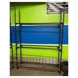 Metal tire rack 6’ x 8’ x 18” depth.