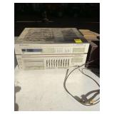 Marantz tuner and amp. Power is on, but no speakers to test.